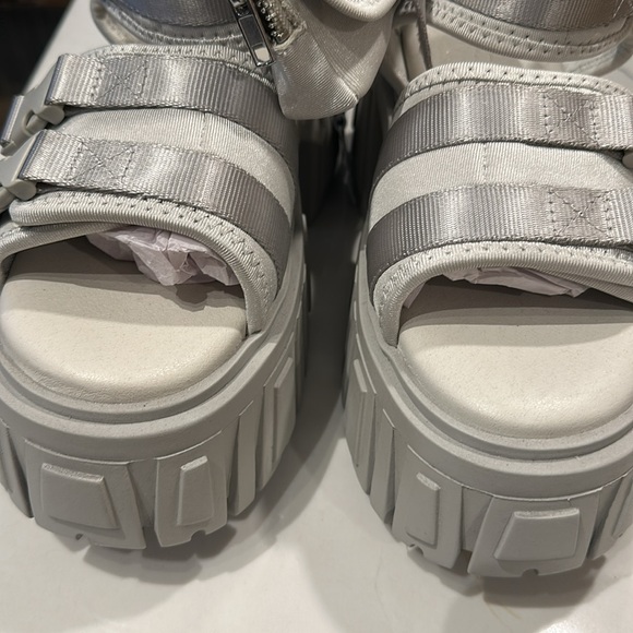 Darker Wavs UTOPIA PLATFORM SANDALS - GRAY - Picture 2 of 6